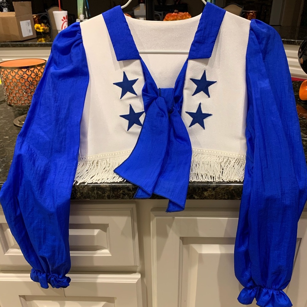Dallas cowboy youth cheerleader uniform